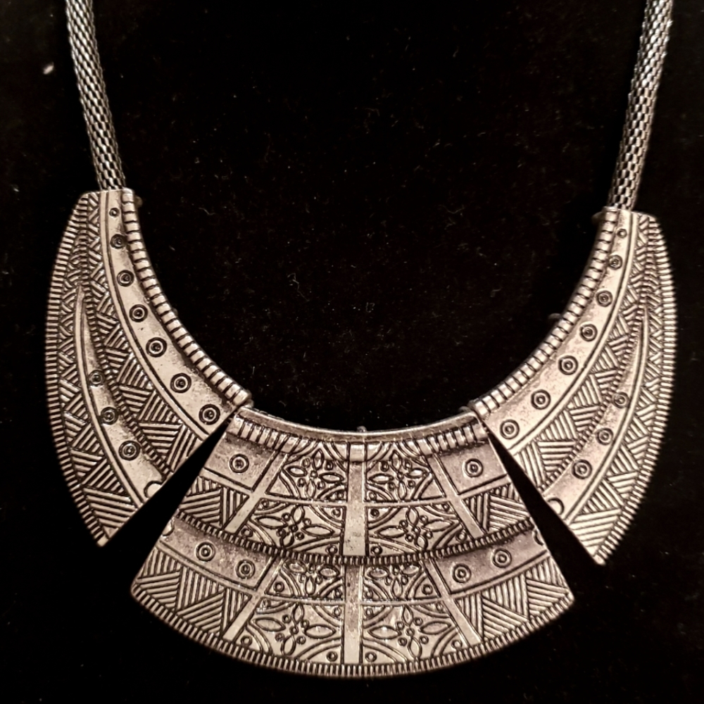 Silver Slide Necklace